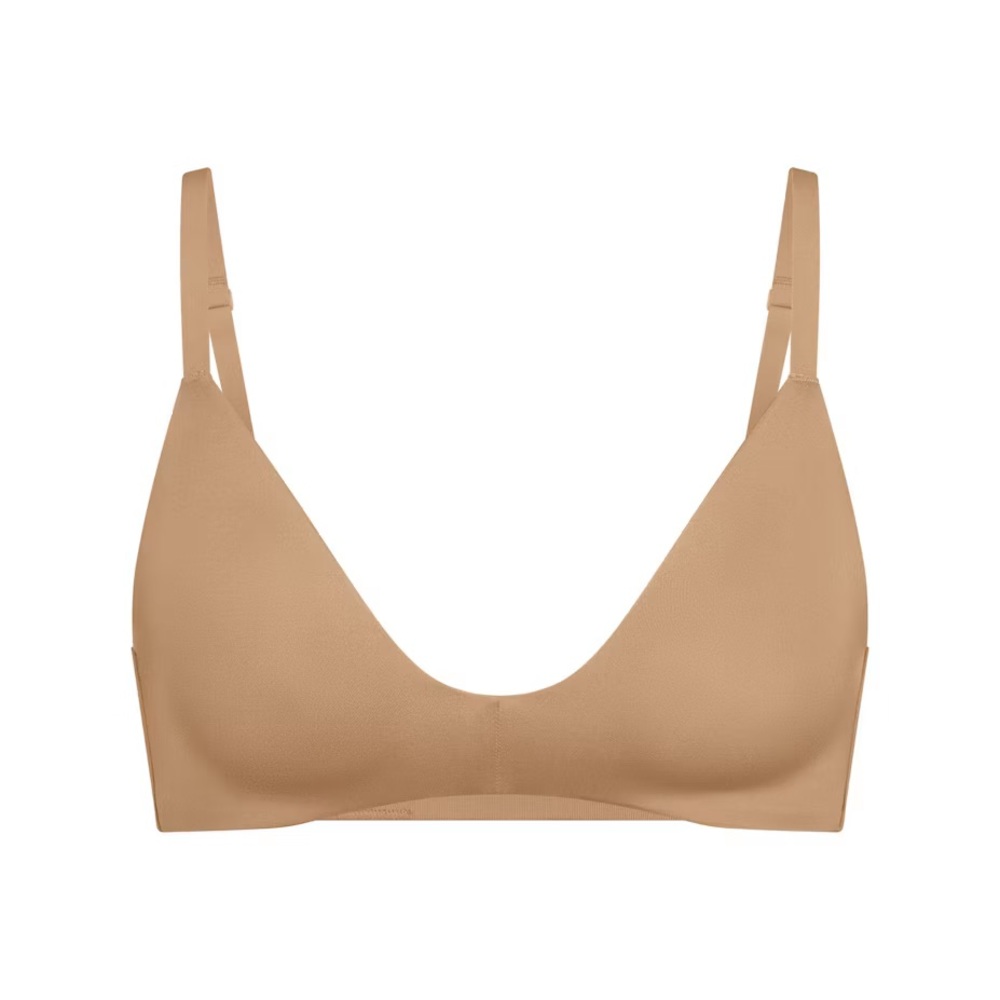 NWT Skims Wireless Form T-shirt Demi Bra Ochre